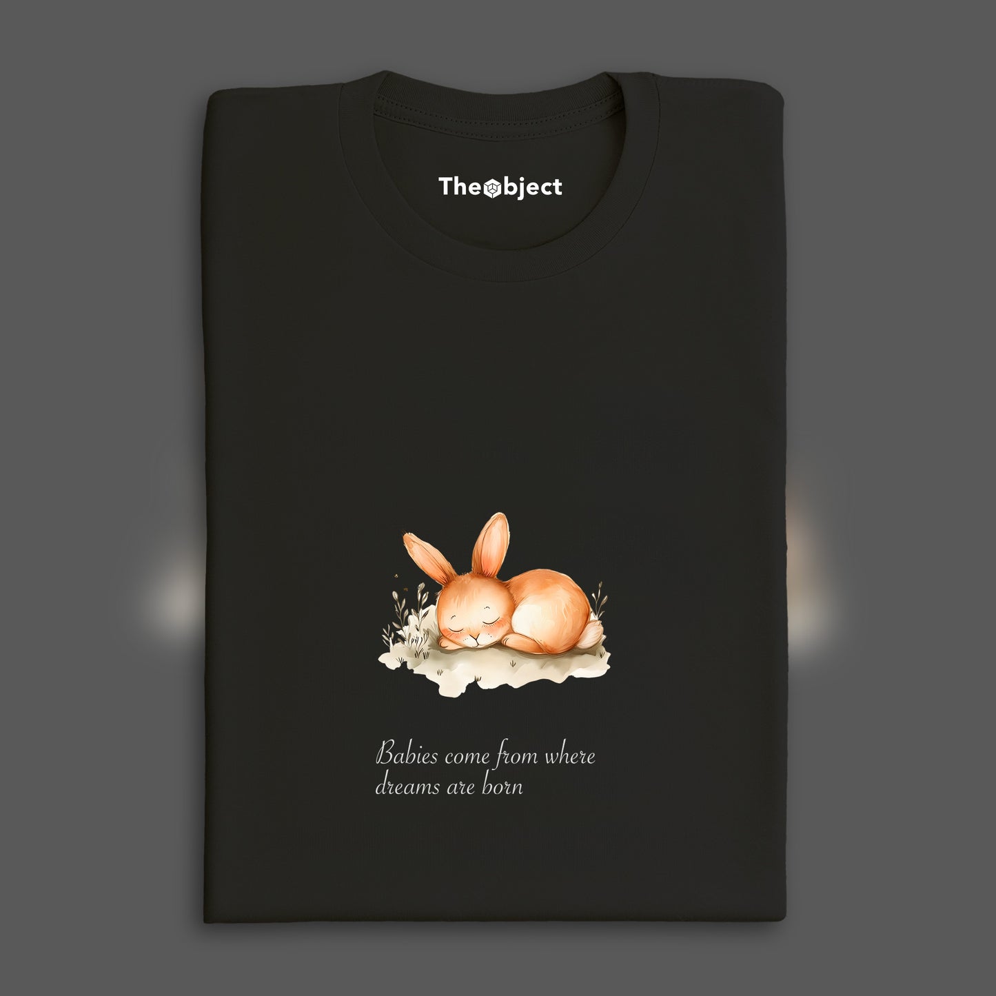 T-Shirt - Les bébés viennent de là où naissent les rêves, cadeau de naissance