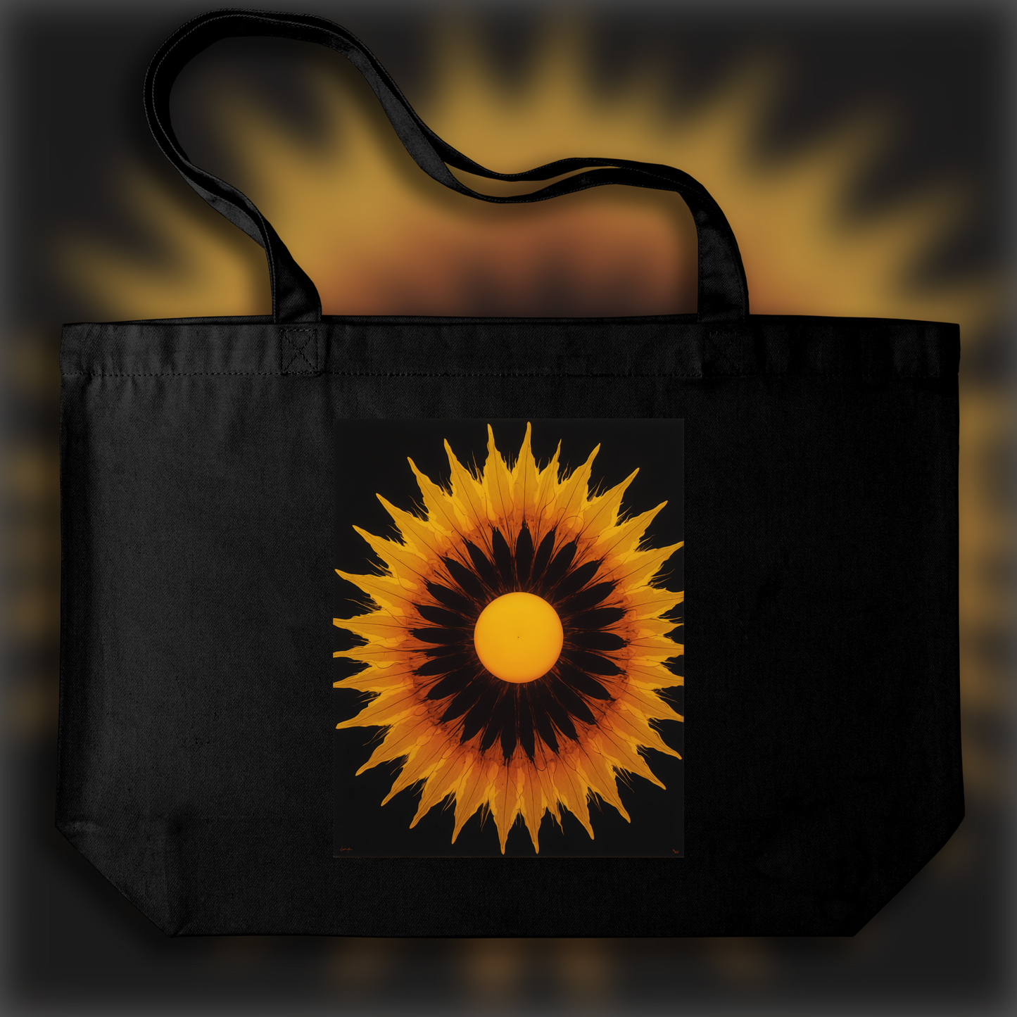 Tote bag - ZERO movement, German kinetic art, Sun - 605554473