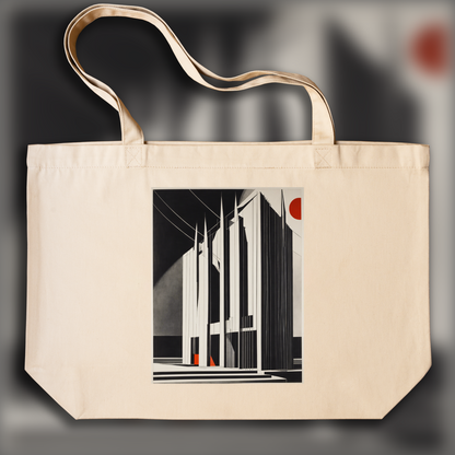 Tote bag - Abstraction, dynamic and experimental techniques, Church - 3895667430