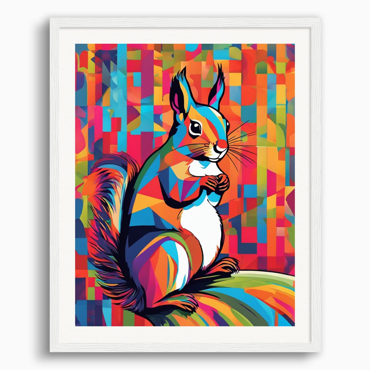 Poster: Neo-pop art, Squirrel