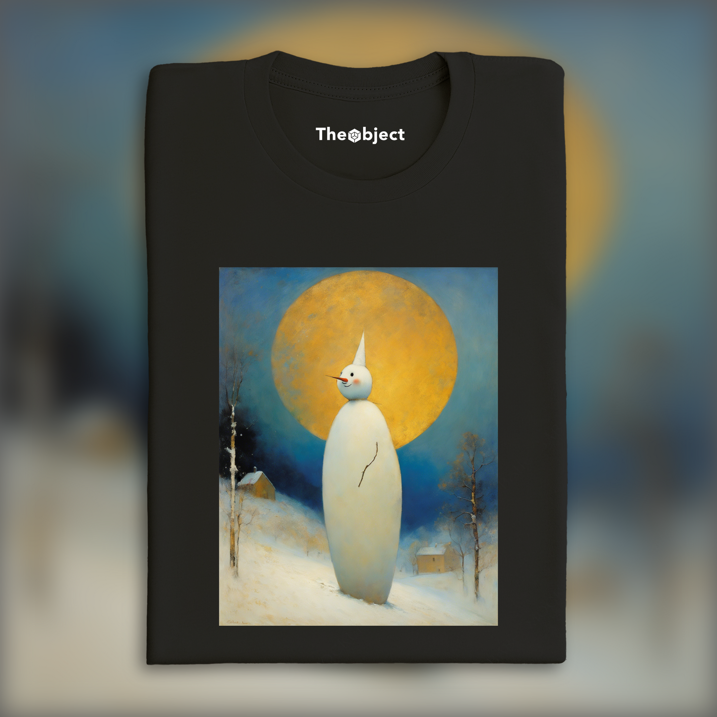 T-Shirt - Visions surréalistes avec images fantastiques, Bonhomme de neige - 1209165673