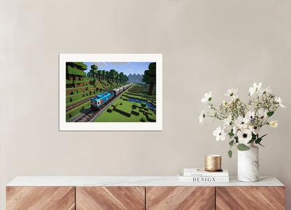 Poster: Minecraft, Train