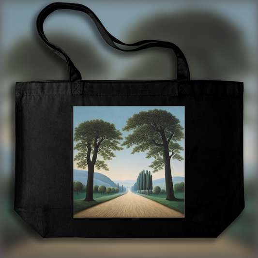 Tote bag - Belgian surrealism, Road - 1153717487