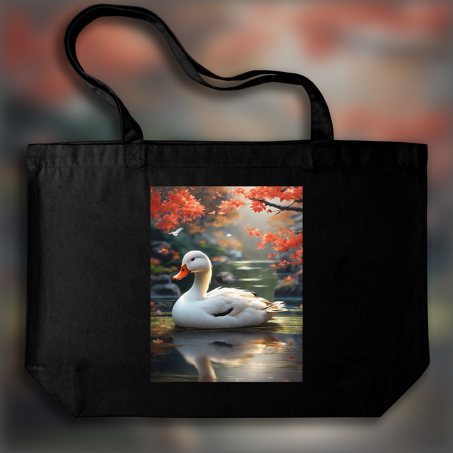 Tote bag - japanese cartoon, Canard  - 720486181