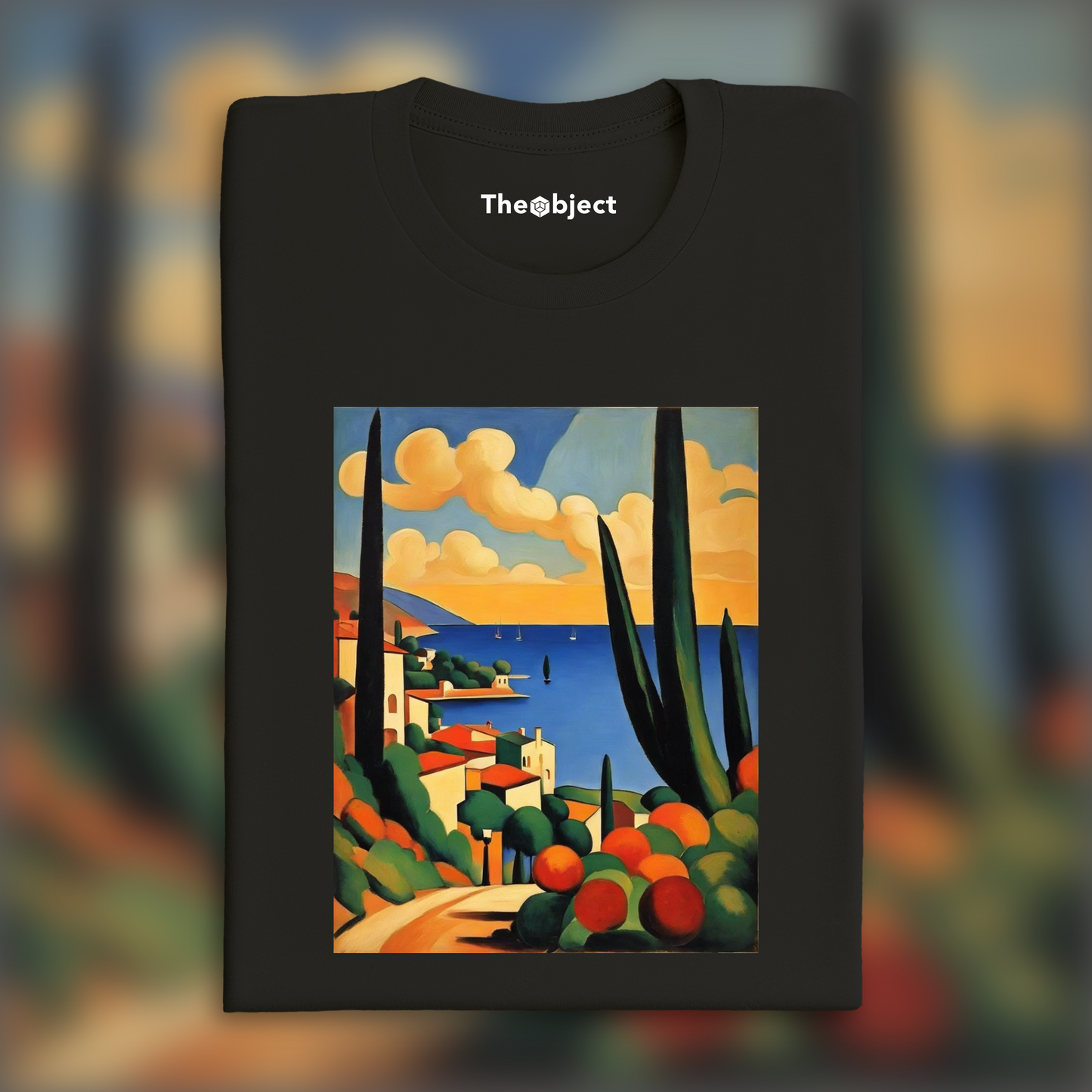 T-Shirt - Landscapes combining wild colors and bold shapes, Italy - 2550914116