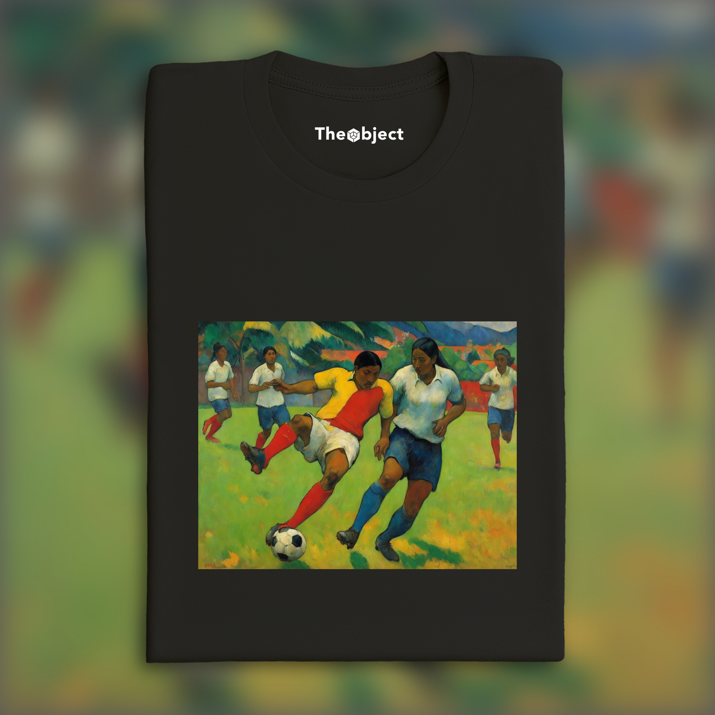 T-Shirt - Vivid exploration of exotic landscapes, mysticism and primal beauty, Soccer - 3980587050