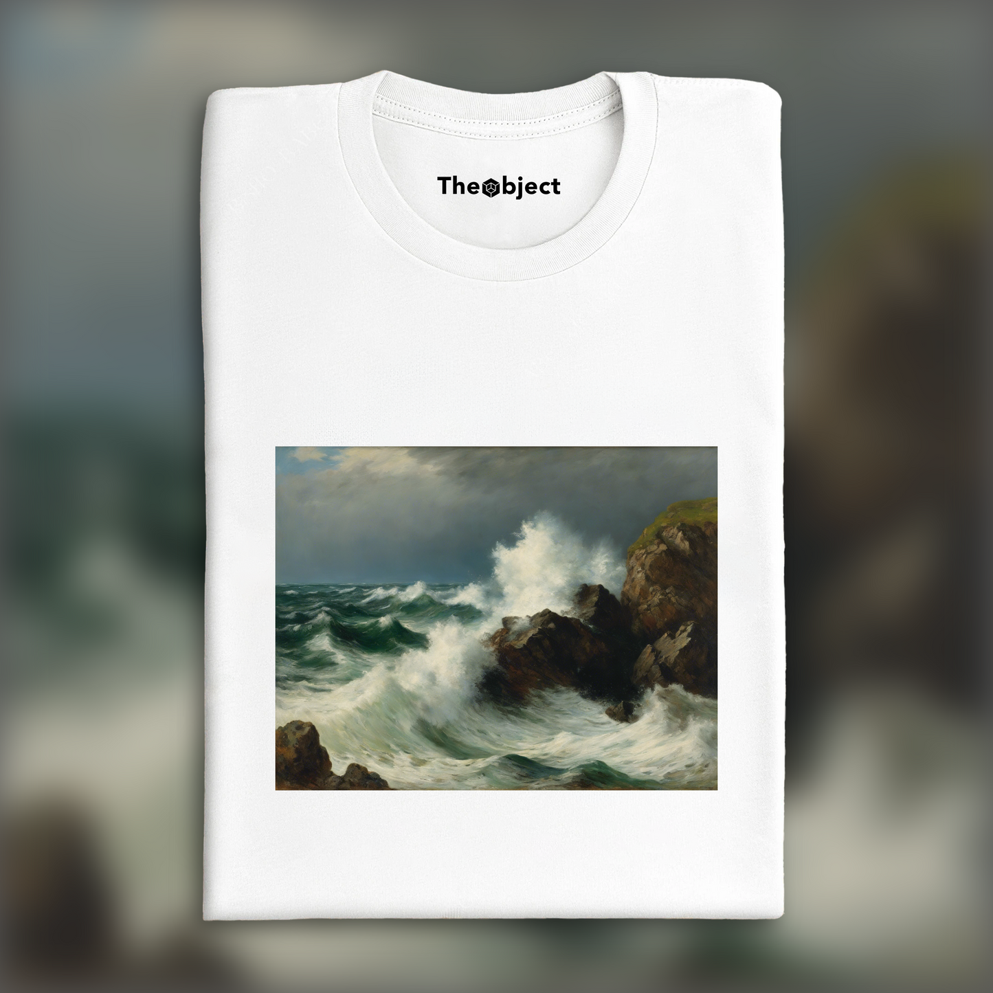 T-Shirt - Non-idealized beauty and the authenticity of the human experience, rough sea - 2603085003