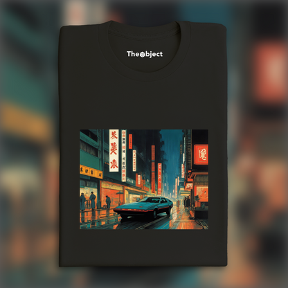 T-Shirt - Poetic ukiyo-e views, fleeting moments, blade runner - 542869695