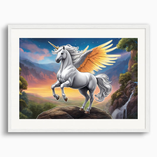 Poster: Sticker, Licorne