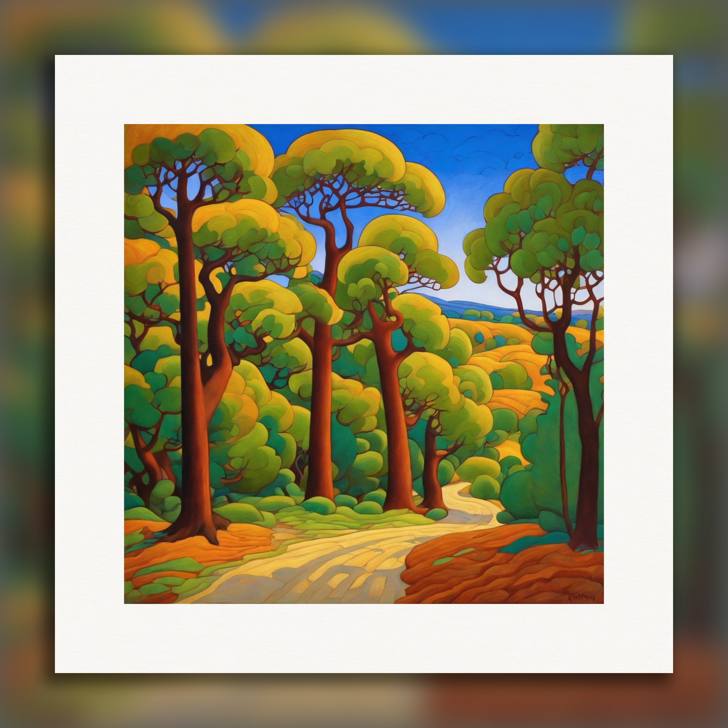 Affiche - Paul Ranson, Arbres - 3522927562