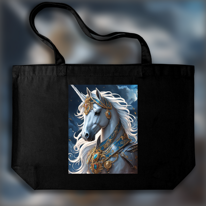 Tote bag - Key pieces of contemporary Japanese anime, Unicorn - 3326577785