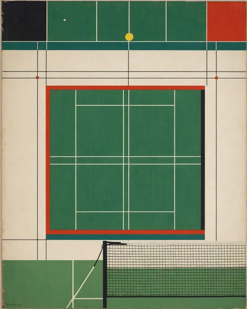 Image - Art Bauhaus, Court de tennis - 161506091