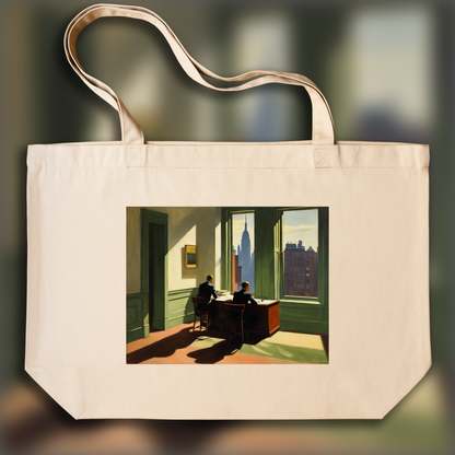 Tote bag - 20th century realistic American painting, New York city - 2386943272