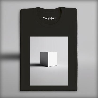 T-Shirt - Minimalist art, Cube - 1325810738