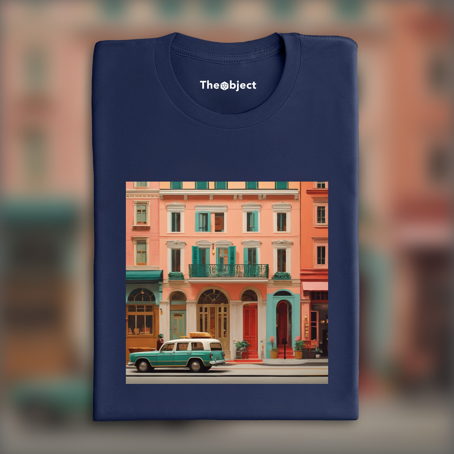 T-Shirt - Symmetrical cinematography with a clean color palette, Street - 71001335