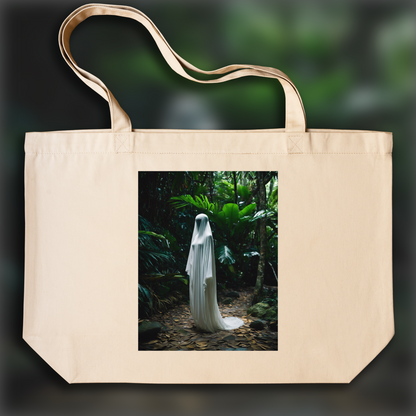 Tote bag - Realistic photography, Ghost in the shell in the Seychelles - 2937654337