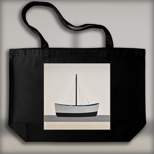 Tote bag - Expressionnisme abstrait canadien, Bateau - 663246308