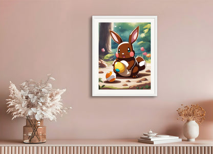 Poster with wood frame: , 