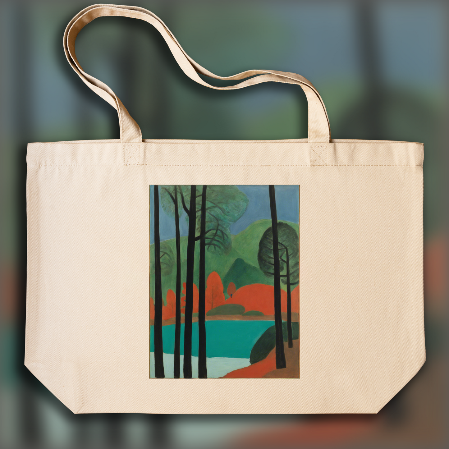 Tote bag - Intimate American figurative, abstract trend, Jungle - 684329080