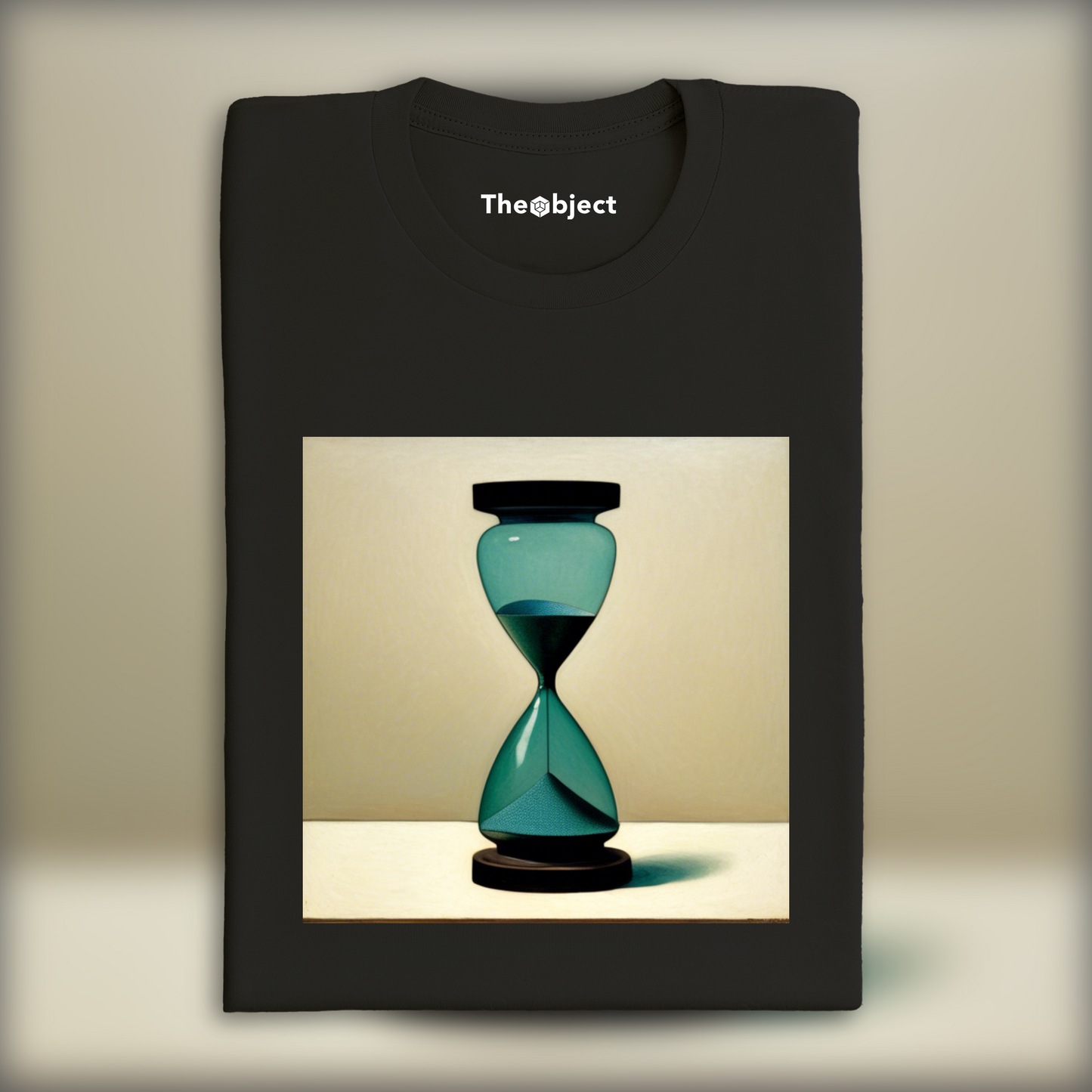 T-Shirt - Meticulous pointillist scene, capturing light, hourglass - 2093551515