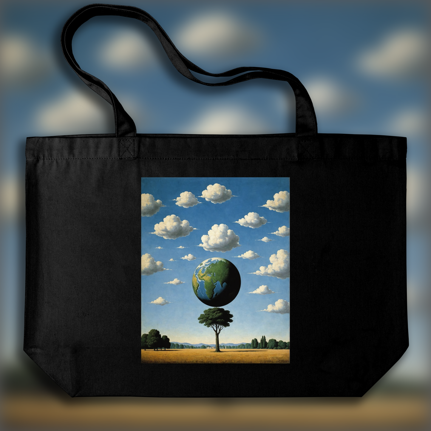 Tote bag - Belgian surrealism, Earth - 2961705332