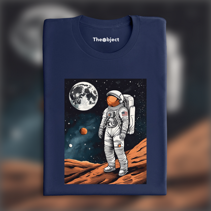 T-Shirt - Illustration épurée américaine, moderne et nerveuse, Astro - 3648913161