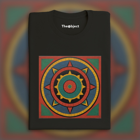 T-Shirt - Art abstrait mexicain du XXème siècle, Mandala - 2960181226