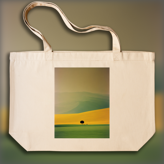 Tote bag - Abstractions, compositions géométriques dans les paysages, Aries - 947442631