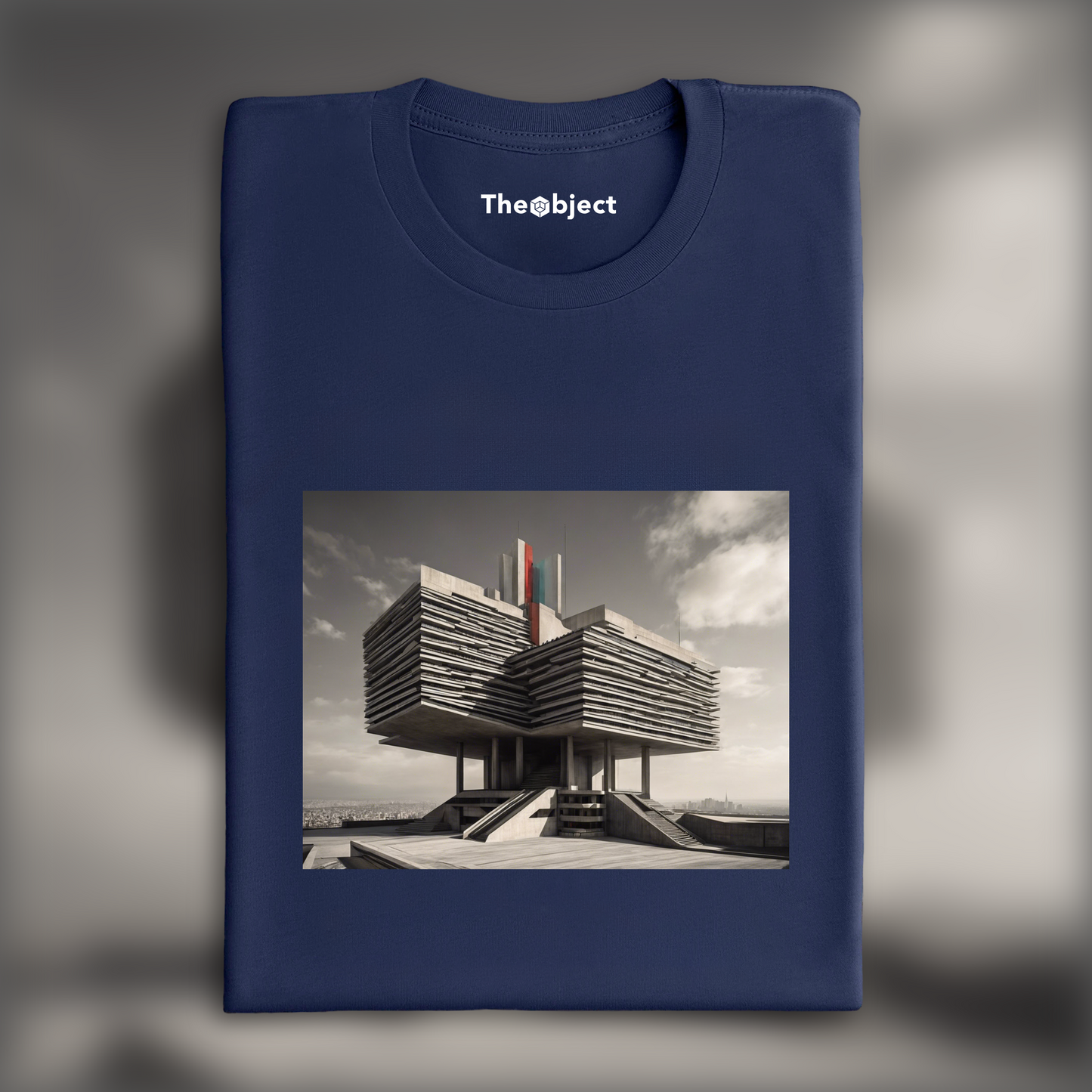 T-Shirt - Mystical comic , Brutalist architecture, city - 2552108344