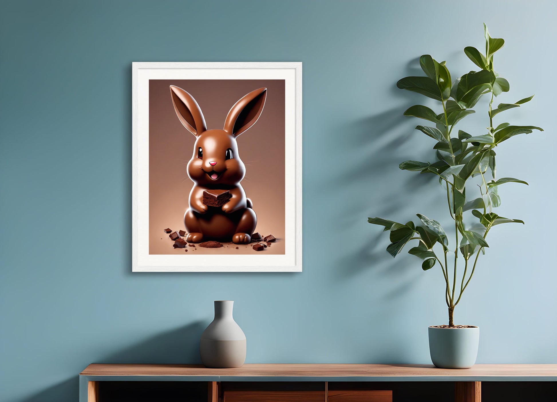 Poster with wood frame: , 