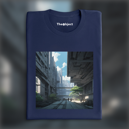 T-Shirt - Atmosphère Ghost in the shell, Brutalist architecture, city - 1186372846