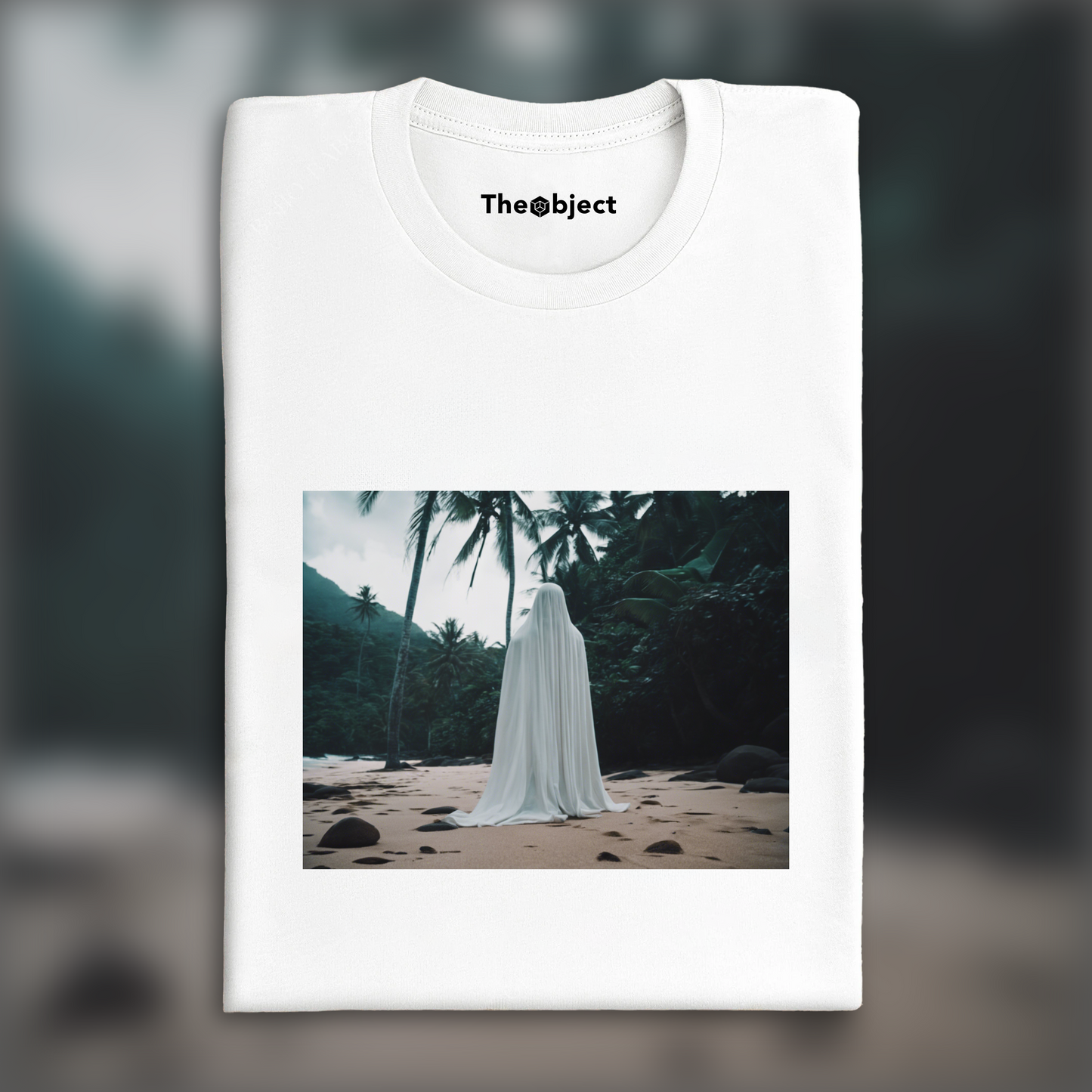 T-Shirt - Cinématique, A white ghost cyborg in the Seychelles - 2295068123