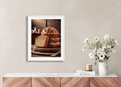 Poster with wood frame: , 