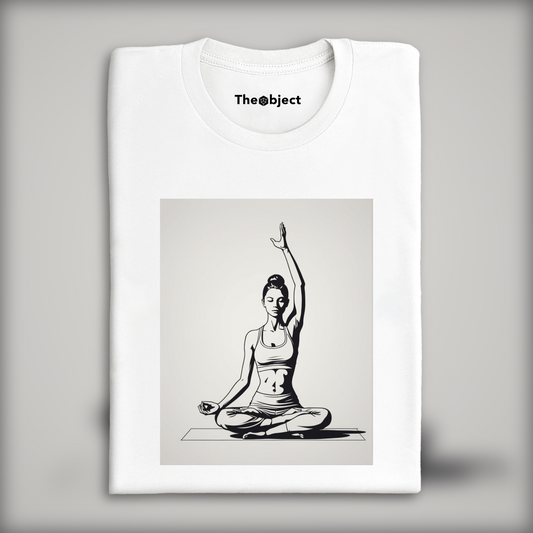 T-Shirt - Dessin minimaliste, Yoga - 814004875