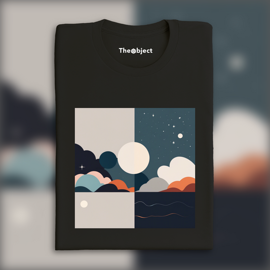 T-Shirt - Minimalist abstract art, Astronomy - 1465613894