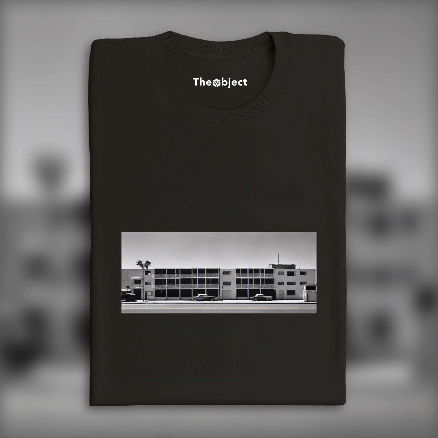 T-Shirt - Architectural and industrial elements, black and white, Space Invaders - 1527544656