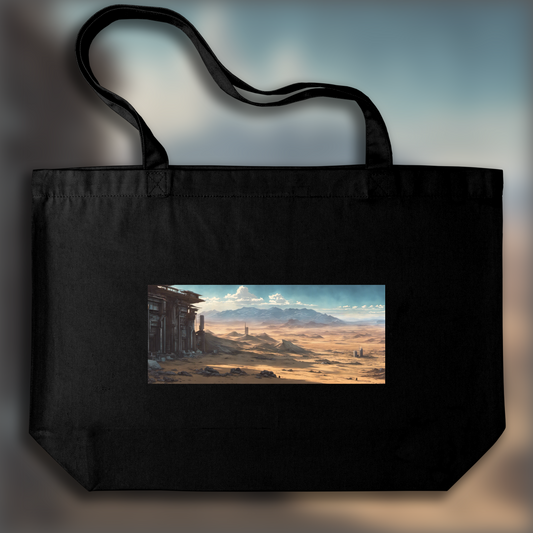 Tote bag - Ghost in the shell atmosphere, Desert - 341344631