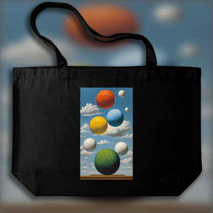 Tote bag - Surréalisme belge, Golf balls - 1181868019