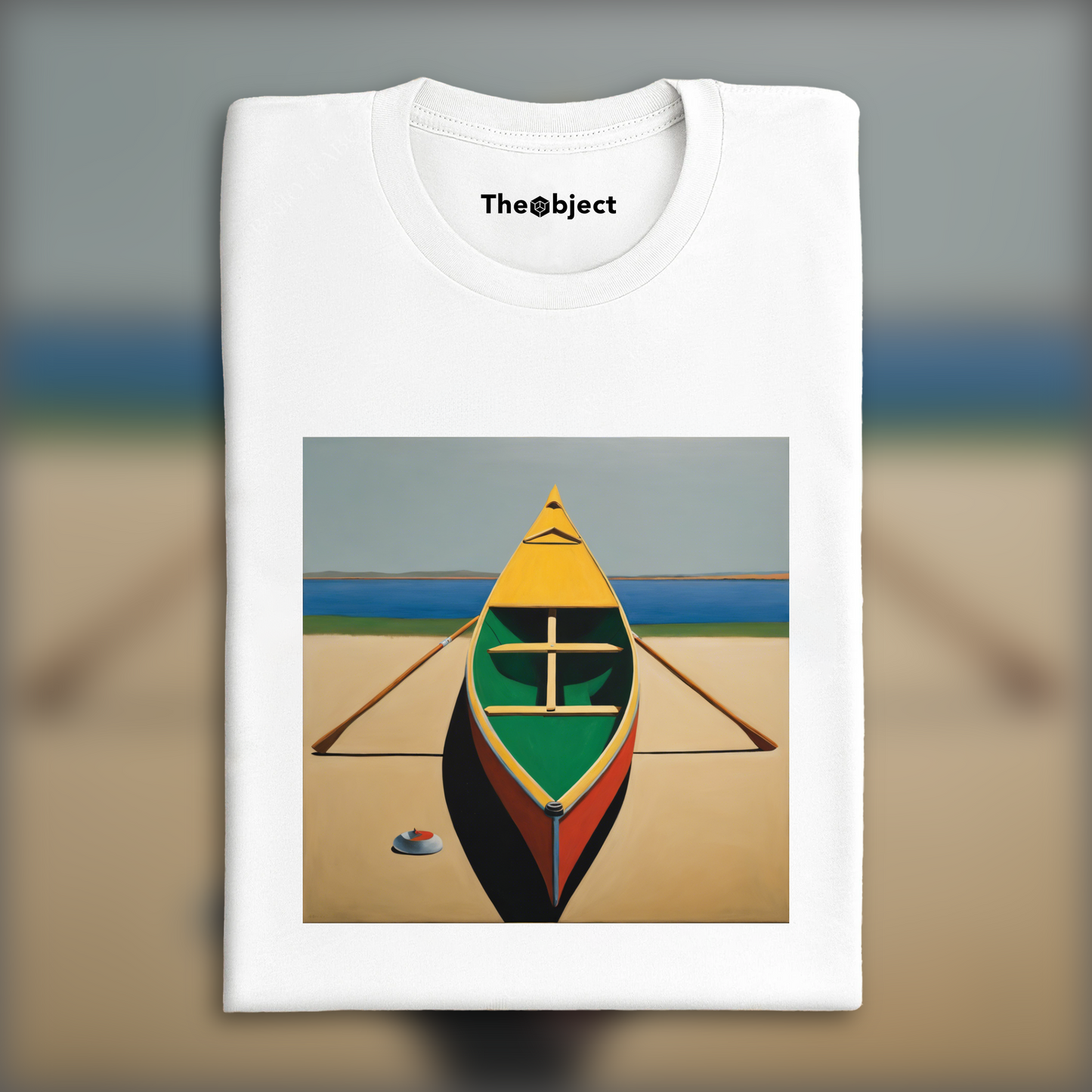 T-Shirt - Scottish Abstract Expressionism Painting, Canoe - 2467711881