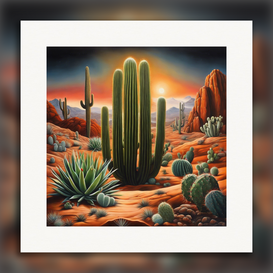 Affiche - Surréalisme, Cactus - 1030292306