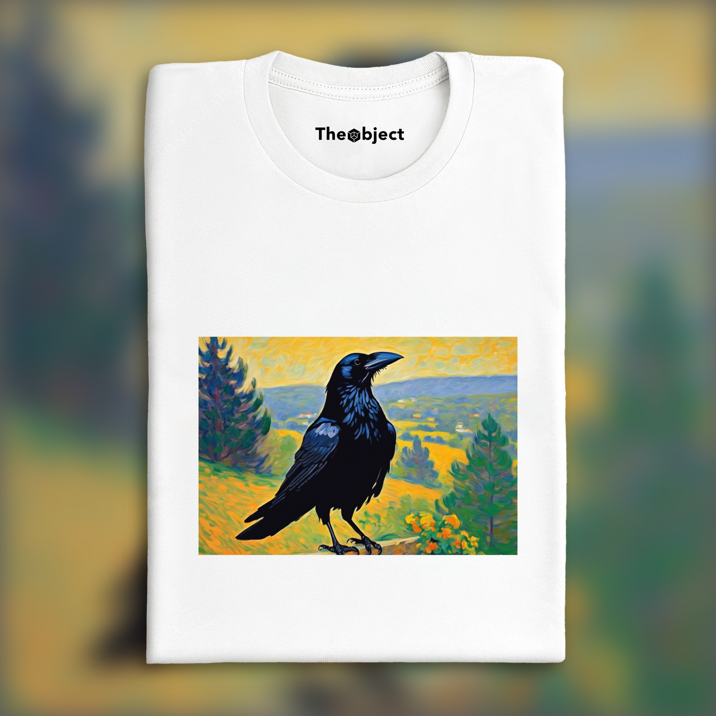 T-Shirt - Intimate French scene, Crow - 1425453535