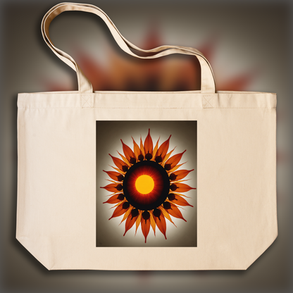 Tote bag - ZERO movement, German kinetic art, Sun - 3680385466