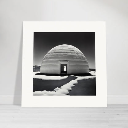 Affiche - Photographie abstraite, nature et motifs géométriques , Igloo - 3704056554