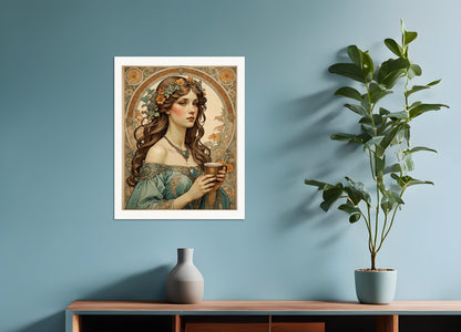 Poster: Mucha, Coffee