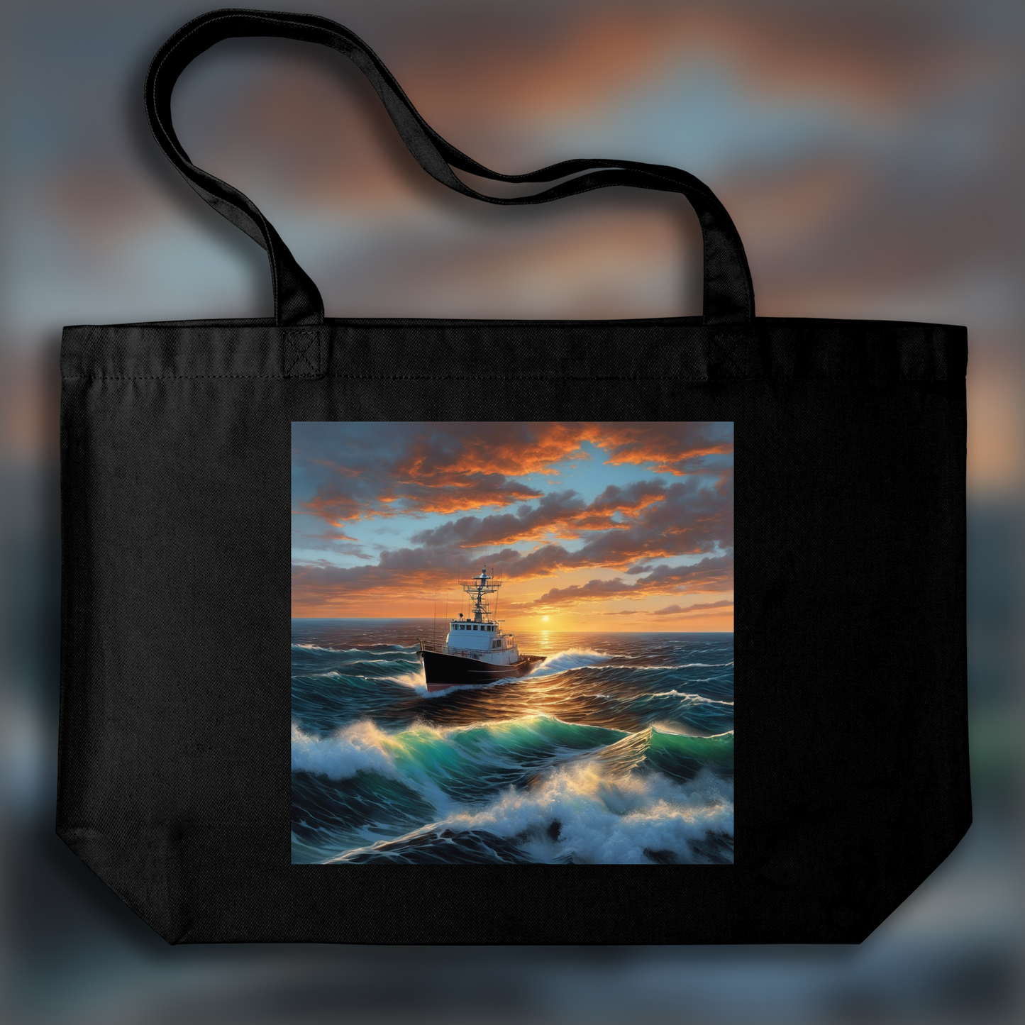 Tote bag - marine, Océan - 1308620600