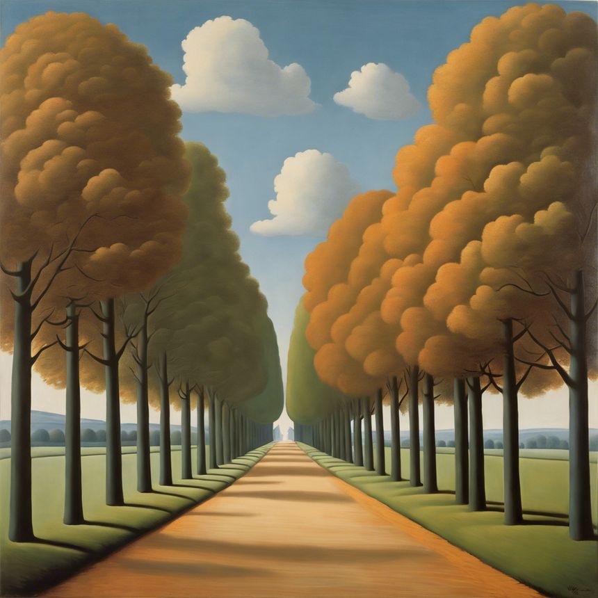 Image - Belgian surrealism, Road - 3955380855