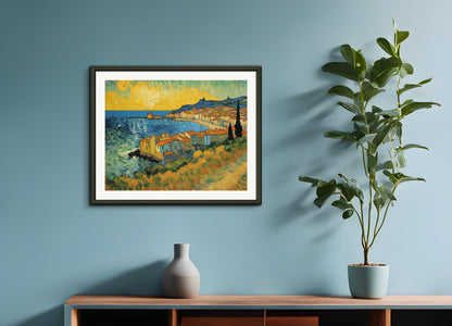 Poster with metal frame: Vincent Van Gogh, 