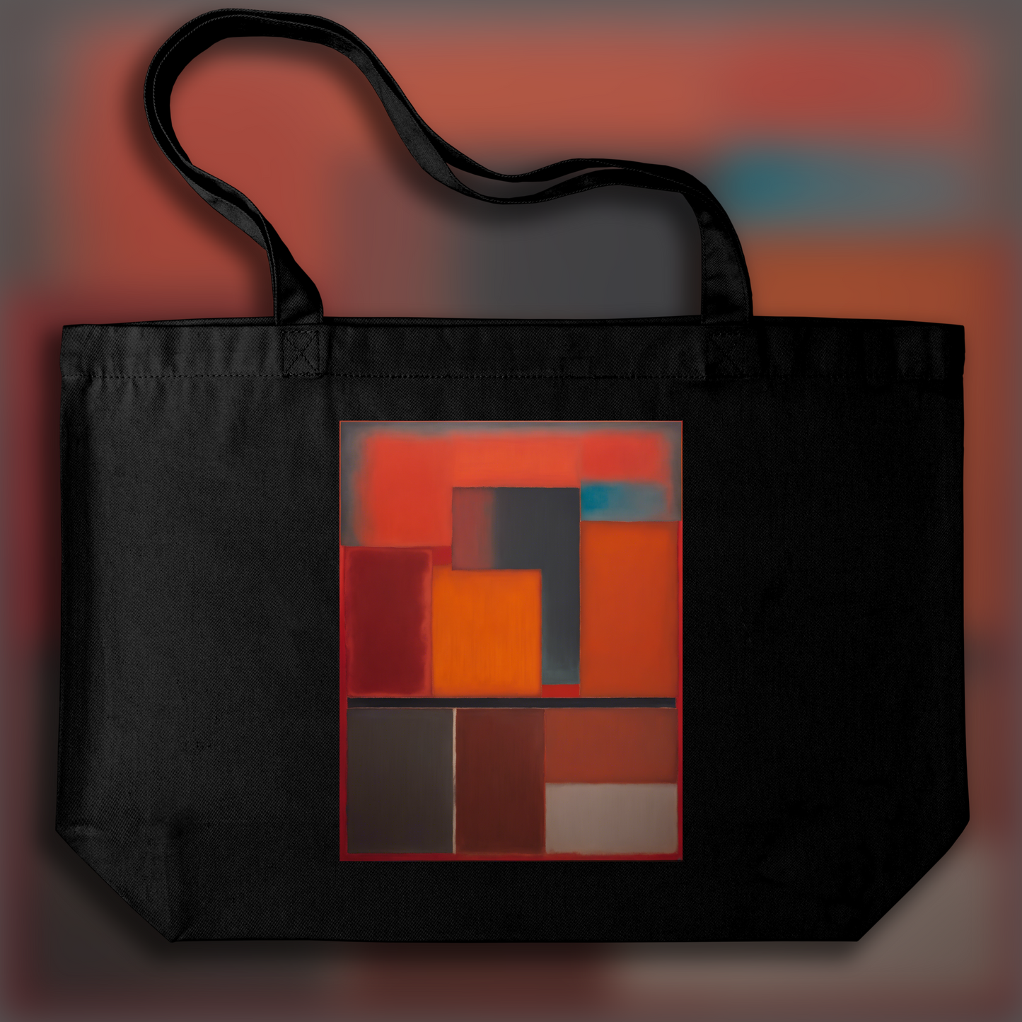 Tote bag - 20th century American abstract expressionism, Shaded Yurakete - 816715430