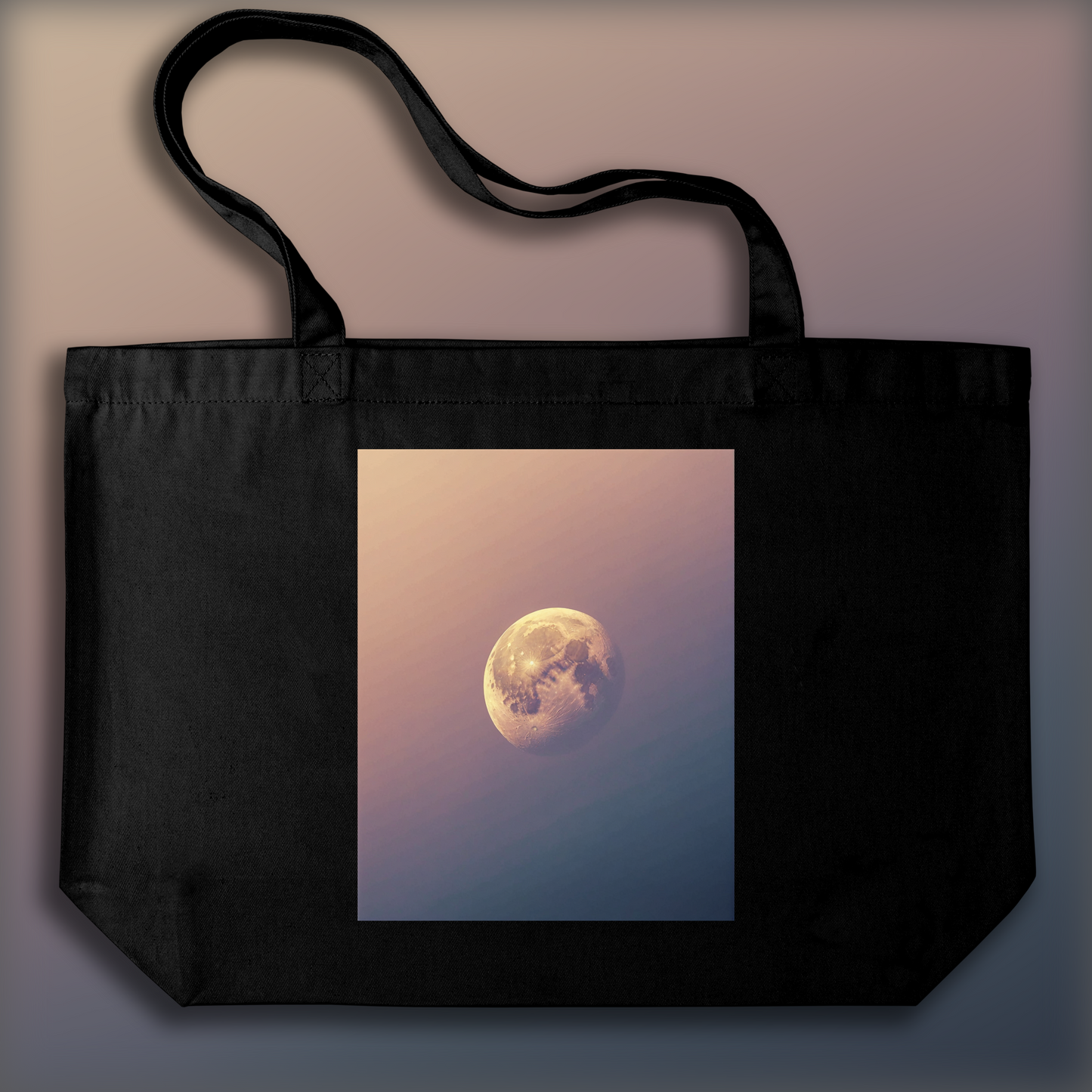 Tote bag - Dégradés abstraits apaisants, Lune - 2773646419