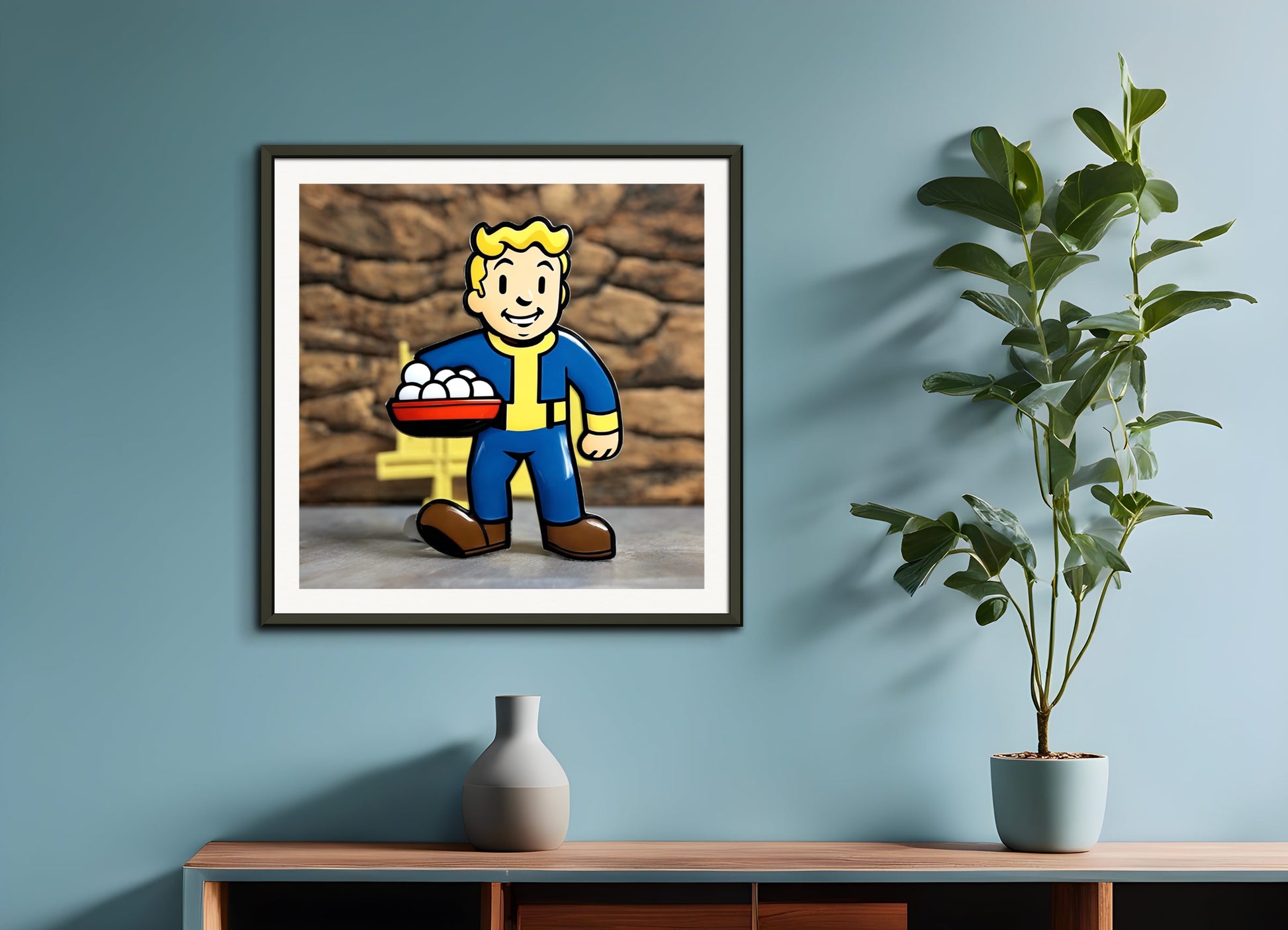 Poster with metal frame: Fallout (video game), 